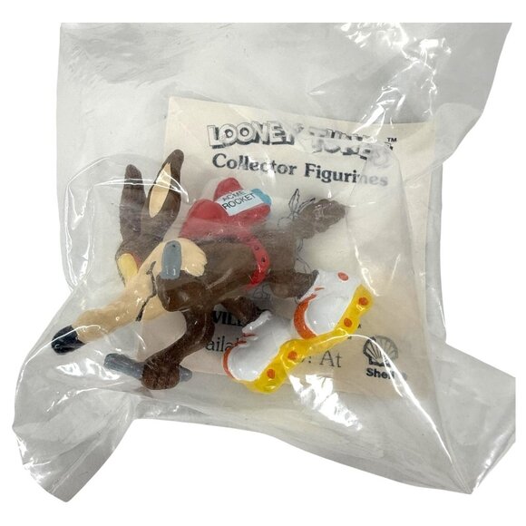 1990 Looney Tunes Figures Characters Shell PVC Sylvester Tweety Taz Wile Coyote - Picture 4 of 7